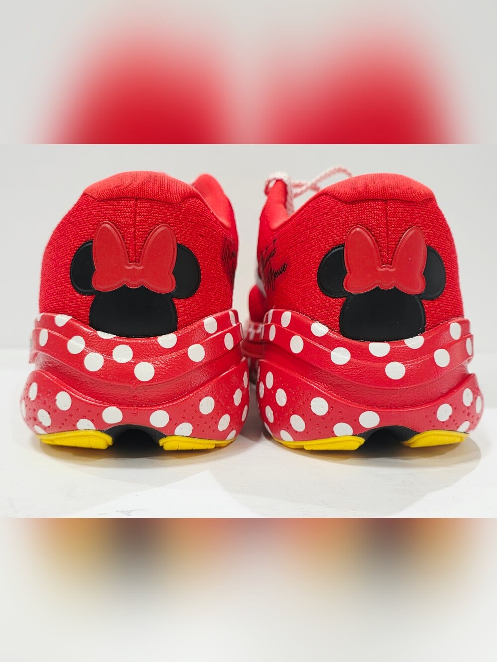 Brooks Ghost Max 2 MINNIE MOUSE RunDisney 2025 Red Polka Dot Men’s 8 Wide 2E New - Picture 6 of 16